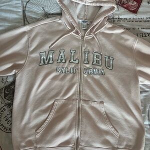 Pink Charlotte Russe Malibu California Hoodie